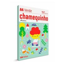 Papel A4 Verde 100 Fls 75g Chamex - Ideal para Impressão e Artesanato Papel A4 Verde 100 Fls 75g Chamex - Ideal para Impressão e Artesanato