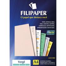 Papel a4 vergê salmao 180g. cx com 50 - GNA