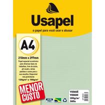 Papel A4 Verge Usapel Verde 180G.