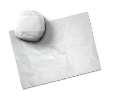 Papel acoplado branco liso película anti gordura 500 unids