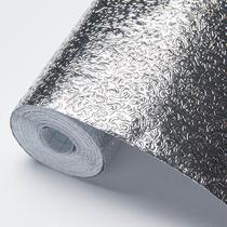 Papel Adesivo Aluminio Lavável Cozinha Fogão Impermeável Autocolante 5M X 40CM