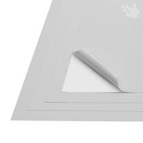 Papel Adesivo Branco Brilho Adespan Fasson A4 50 Folhas