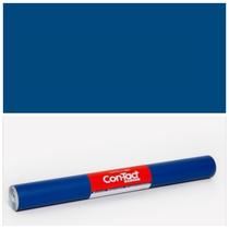 Papel Adesivo Contact Azul Fosco Opaco Lavável 45 Cm X 5 Mts