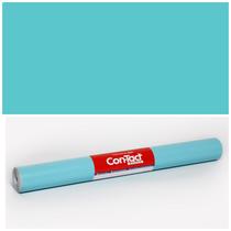 Papel Adesivo Contact Azul Tifani Fosco Opaco Lavável 45 Cm X 5 Mts