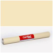 Papel Adesivo Contact Bege Fosco Lavável 45 Cm X 10 Metros