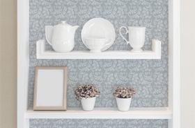 Papel Adesivo Contact De Parede Arabesco Cinza 45 Cm X 10 Metros Papel Adesivo Contact De Parede Arabesco Cinza 45 Cm X 10 Metros