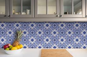 Papel Adesivo Contact De Parede Azulejo Português 45 Cm X 5 Mts