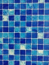Papel Adesivo Contact De Parede Pastilha Azul C/15 Metros