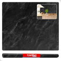 Papel Adesivo Contact Original Plavitec Parede Móveis Geladeira Artesanato Mármore Black 45cmx2m Papel Adesivo Contact Original Plavitec Parede Móveis Geladeira Artesanato Mármore Black 45cmx2m