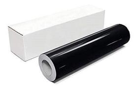 Papel Adesivo Contact Preto Brilho 80 Micras 45cm X 5mts