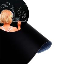 Papel Adesivo Contact Quadro Negro Parede Moveis Porta 2m