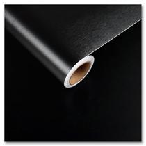 Papel Adesivo CRE8TIVE Preto Aço Inoxidável 30 x 203 cm Papel Adesivo CRE8TIVE Preto Aço Inoxidável 30 x 203 cm