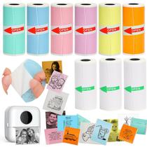 Papel adesivo de impressora HuiJukeji 9 rolos 57x25mm para Bluetooth