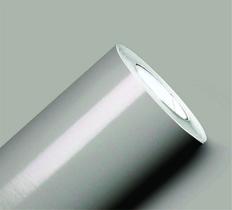 Papel Adesivo Envelopamento Vinílico Moveis Geladeira Cinza Claro 7,5m x 50cm