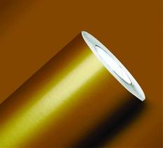 Papel Adesivo Envelopamento Vinílico Moveis Geladeira Fogão Ouro 7,5m x 50cm
