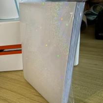 Papel Adesivo Holográfico Transparente Com Glitter 2.9x4.1 Polegadas 50 Folhas Filme De Laminação Papel Adesivo Holográfico Transparente Com Glitter 2.9x4.1 Polegadas 50 Folhas Filme De Laminação