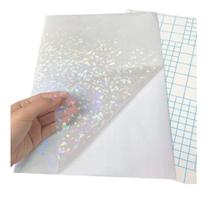 Papel Adesivo Holográfico Vinil Caquinhos de Vidro A3 50Fls Papel Adesivo Holográfico Vinil Caquinhos de Vidro A3 50Fls