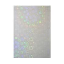 Papel Adesivo Holográfico Vinil Fogos Artificio A4 50Fls