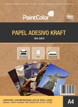 Papel Adesivo Kraft para Jato de Tinta 135g A4 - 10 Folhas