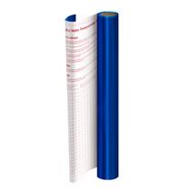 Papel Adesivo Metalizado Vinilico Lavavel 2m Metalico Inox
