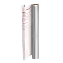 Papel Adesivo Metalizado Vinilico Lavavel 2m Metalico Inox
