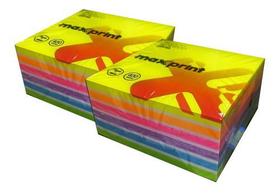 Papel Adesivo Para Lembretes Anotações E Recados Arco-Íris - 2 Blocos Papel Adesivo Para Lembretes Anotações E Recados Arco-Íris - 2 Blocos