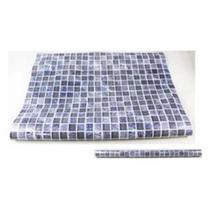Papel Adesivo Parede Pastilha Floral Madeira Lavável 5m AM-3151-1