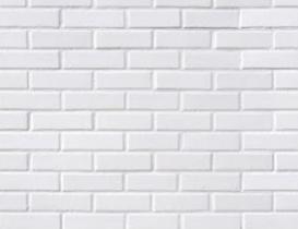 Papel Adesivo Pedra Tijolo Tijolinho branco pe97 Lisa 3D Banheiro Sala Cozinha Quarto - IC DECOR