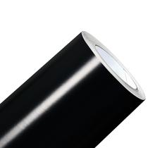 Papel Adesivo Preto Brilho Envelopar Geladeira Fogão 5m x 50cm