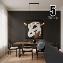 Papel Adesivo Preto Decorativo ROLO 5 METROS Adesivo Parede Moveis Eletrodomésticos Papel Adesivo Preto Decorativo ROLO 5 METROS Adesivo Parede Moveis Eletrodomésticos