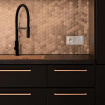 Papel Adesivo Preto Fosco Envelopar Geladeira Fogão 3m x 50cm