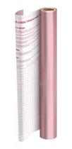 Papel Adesivo Rose Gold Metalizado Vinílico Lavável Inox 10m ( PAI )