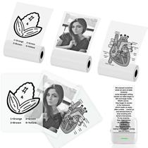 Papel adesivo térmico sem tinta HUIJUTCHEN 57x25mm (3 rolos) Papel adesivo térmico sem tinta HUIJUTCHEN 57x25mm (3 rolos)