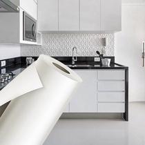 Papel Adesivo Tipo Contact Branco Fosco Leotack C/5 Metros