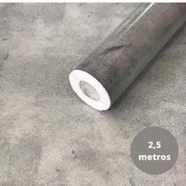 Papel Adesivo Tipo Contact Cimento Queimado 2,5 Metros Papel Adesivo Tipo Contact Cimento Queimado 2,5 Metros