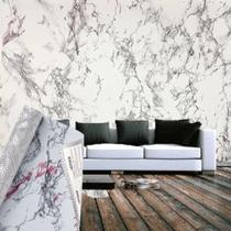 Papel Adesivo tipo Contact Mármore Pedra Fosco c/10 metros