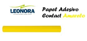 Papel Adesivo Tipo Contact Rolo 45cm x 10m Amarelo Papel Adesivo Tipo Contact Rolo 45cm x 10m Amarelo