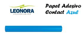 Papel Adesivo Tipo Contact Rolo 45cm x 10m Azul 79004 Papel Adesivo Tipo Contact Rolo 45cm x 10m Azul 79004