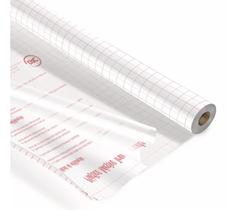 Papel Adesivo Transparente 45cm x 3 metros - Plastico Auto Colante para Encapar, Proteger, Envelopar