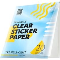 Papel Adesivo Transparente SMALL SMILE 20 Folhas 21,5 x 28 cm Papel Adesivo Transparente SMALL SMILE 20 Folhas 21,5 x 28 cm
