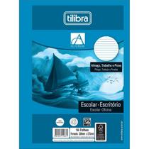 Papel almaço A4 Tilibra, 200mm x 275mm com 56g, trabalho e prova, com 16 folhas