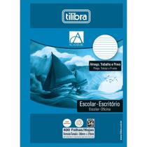 Papel Almaço Pauta e Margem 203X277MM PCT com 400 - Tilibra