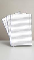 Papel Almaço Pautado 200x275mm 100 Folhas