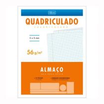 Papel almaço quadriculado 0,5X0,5 com 16 folhas - Tilibra
