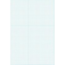 Papel Almaço Quadriculado 0,5X0,5CM - Pacote com 200 Folhas