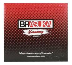 Papel Aluminio Brasuka - 50 Folhas