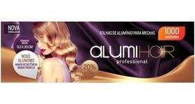 Papel Alumínio Para Mechas Alumihair 9.5x30 Cm C/ 1000 Unid