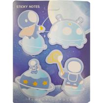 Papel Anotação c/ Adesivo Astronauta N2450025 MOD 3 - Quanhe Papel Anotação c/ Adesivo Astronauta N2450025 MOD 3 - Quanhe