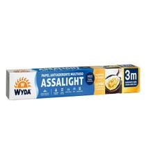 Papel Antiaderente Assalight Wyda 30cmx3m Forno Microondas Cozinha Saudável Sem Óleo