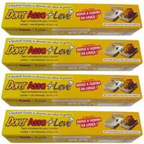 Papel Antiaderente Dover Assa+leve 30cm X 3m Kit 4 Rolos